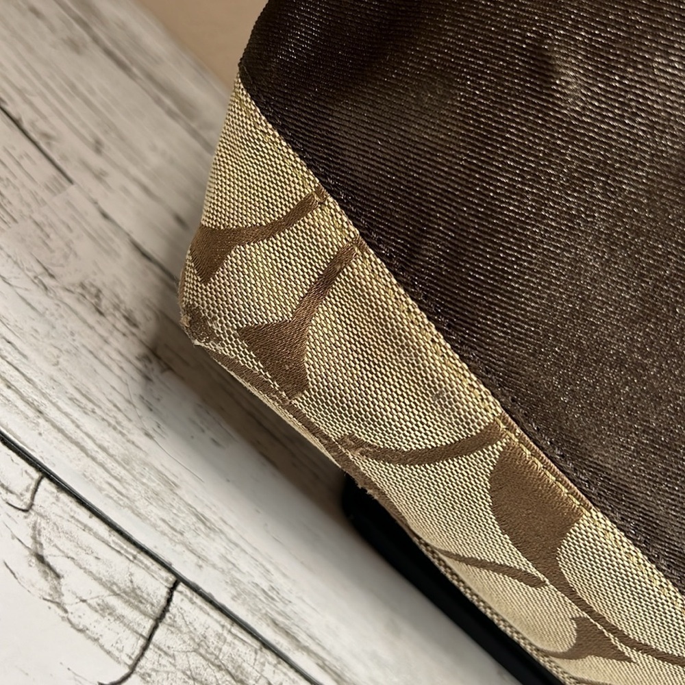 Coach Canvas Shoulder Bag - Picture 6 of 15